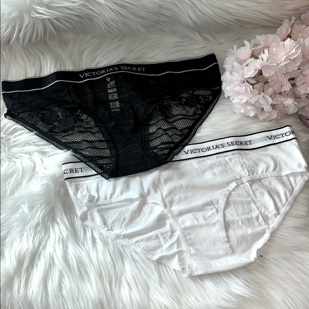 Victoria's Secret Black and White Panties